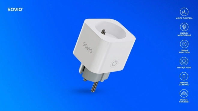 Intelligente Wi-Fi-schakelaar met energieverbruik meten, set van 3 stuks