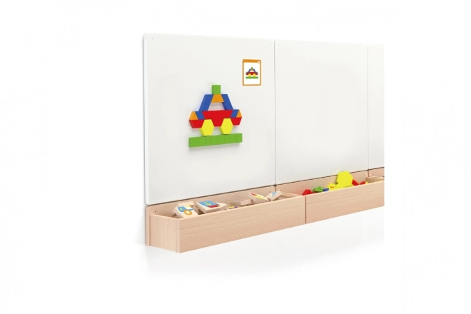Houten magnetische vormen
