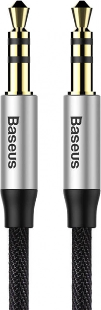 Câble audio Baseus jack 3,5 mm – tressé, connecteurs plaqués or, 1,5 m