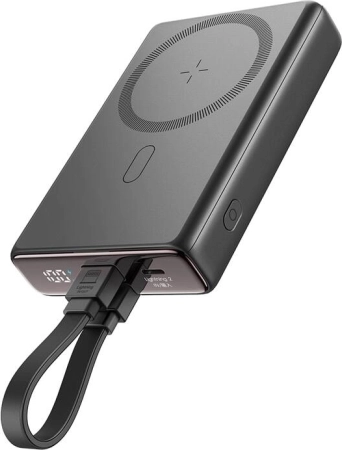 Magnetische powerbank met standaard Joyroom, 20W, 10000mAh, zwart