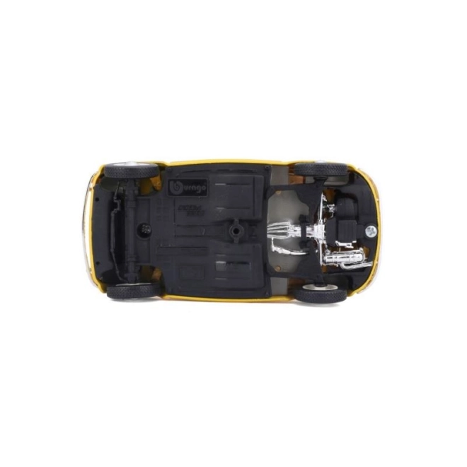 Bburago model cars Fiat 500 F 1965 yellow 1:24