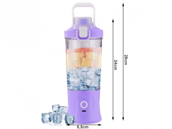 Tragbarer Smoothie-Mixer mit USB Wiederaufladbarem Akku und Eiscrusher