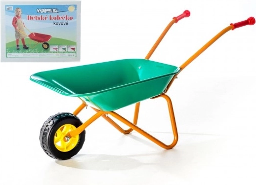 Yupee large metal children’s wheelbarrow – Green