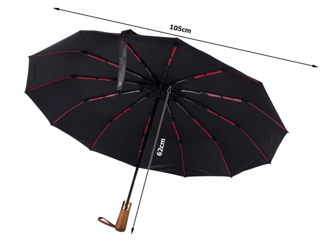 Parapluie pliant élégant noir