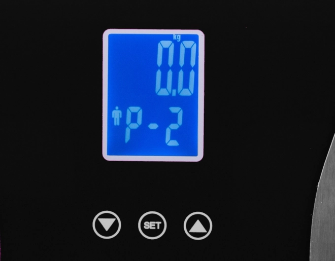 Balance de salle de bain en verre analytique 180kg avec écran LCD