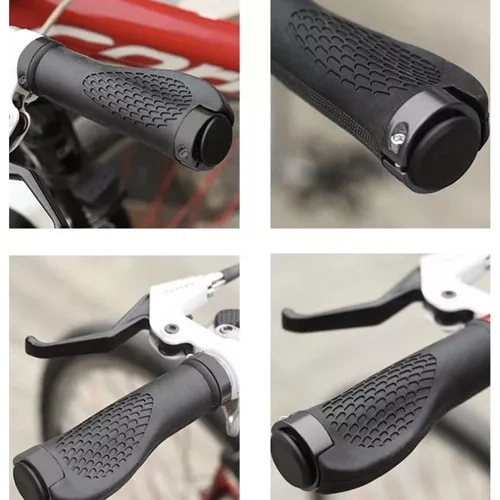 Profiled Bicycle Handlebar Grips - Pair