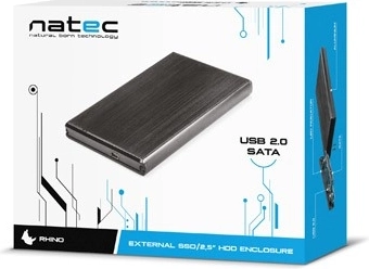 External aluminum case Natec Rhino for 2.5" drives