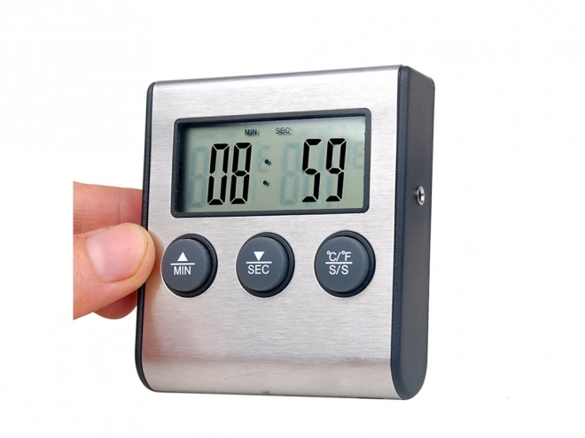 Thermomètre numérique avec sonde thermique pour viande
