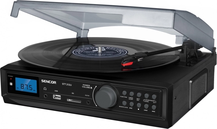 Turntable STT 212U Digital FM Tuner, USB/SD, MP3, BT