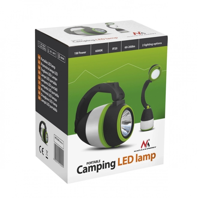 Lampe LED de camping 3 en 1 fonction lampe de table et powerbank MCE298