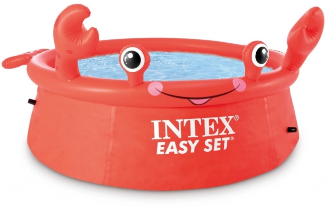 Aufblasbarer Pool Krabbe fröhlich INTEX EASY SET