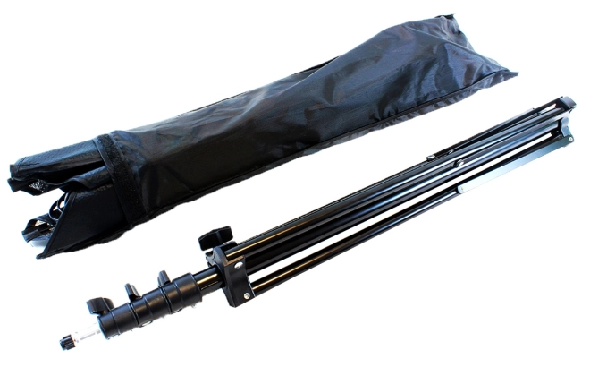 Stable aluminum stand with 80–190 cm height
