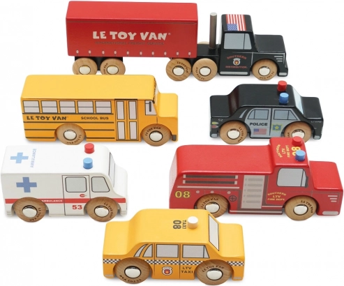 Holz-Autoset New York – Le Toy Van