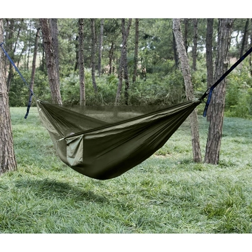Toeristische hangmat met muskietennet en zeil 260x140 cm