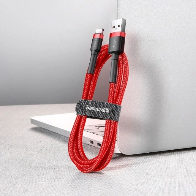 Baseus Cafule USB-C kabel 2A 3m - rood