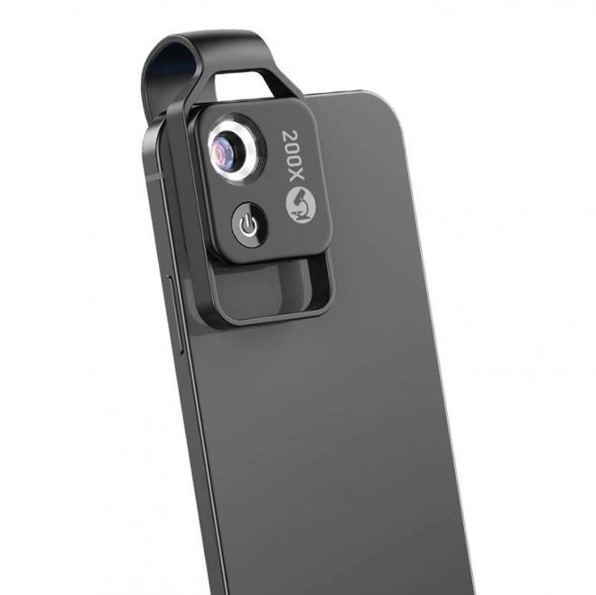Apexel 200X micro lens voor mobiele telefoon zwart