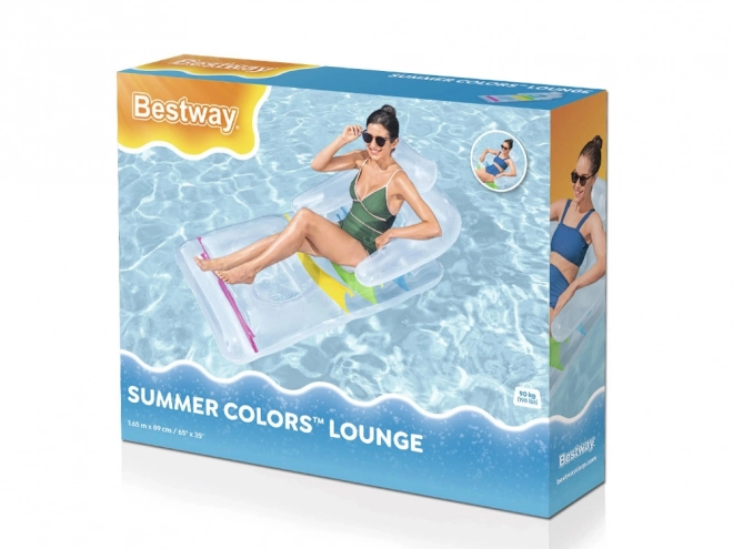 Bestway opblaasbaar luchtbed met rugleuning