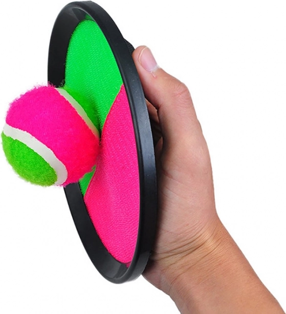 Velcro Catch Ball Game Set with Paddle and Ball