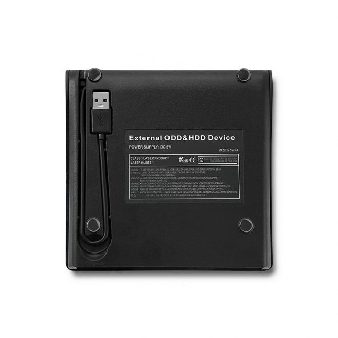 USB 3.0 Externes Gehäuse für CD/DVD SATA Laufwerk 12,7mm
