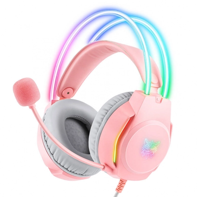 Gaming koptelefoon ONIKUMA X26 Roze