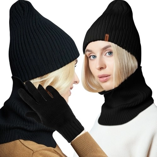 Winterset muts, sjaal en handschoenen Trizand