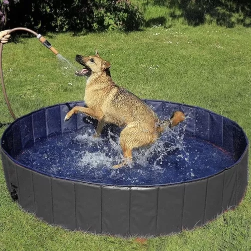 Zwembad/hok voor honden opvouwbaar 120x30 Purlov 23831
