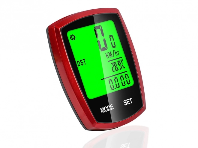 Draadloze waterdichte snelheidsmeter met LCD-scherm voor fiets