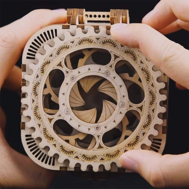 RoboTime 3D Wooden Mechanical Puzzle Jewelry Box