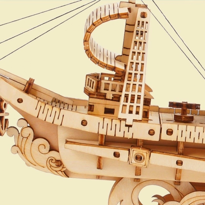 Zeilboot - 3D houten bouwpakket