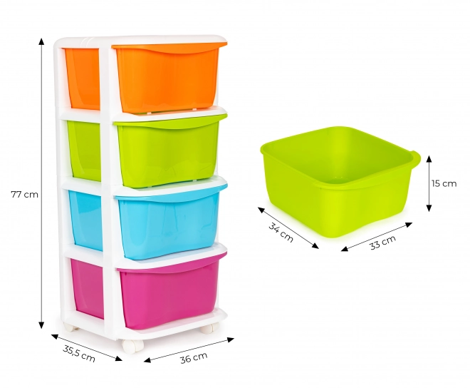 Storage Organizer with Drawers by ModernHome