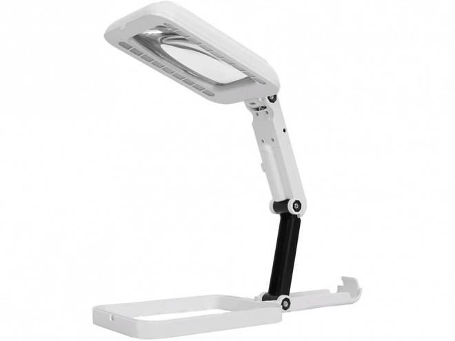 Large Foldable Desk Gem Magnifier with LED