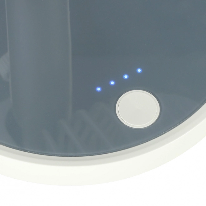 Witte draadloze tafelventilator 30cm