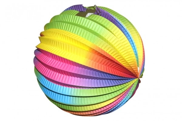 Lampion bol regenboog Ø 25 cm