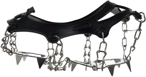 Confident steps on ice thanks to 12 spikes