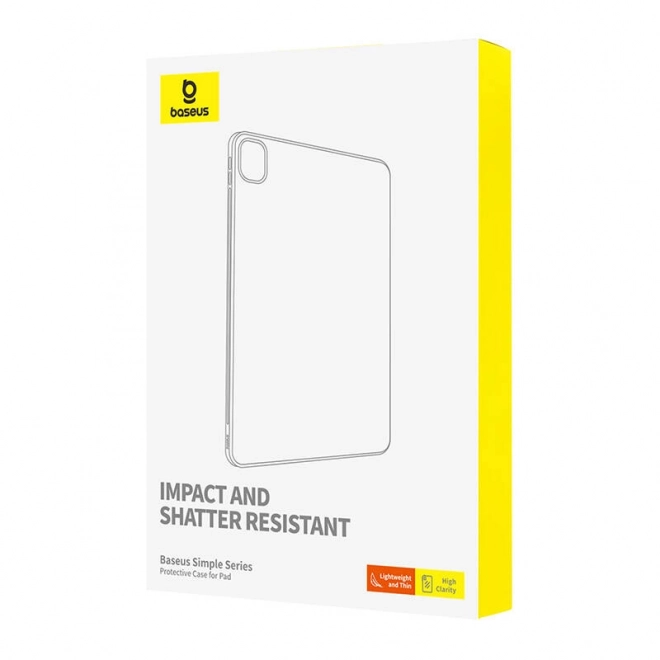Beschermhoes Baseus Simple voor iPad Air4/Air5 10.9"/iPad Pro 11" (transparant)