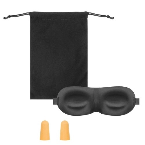 Reismasker voor slapen + oordopjes