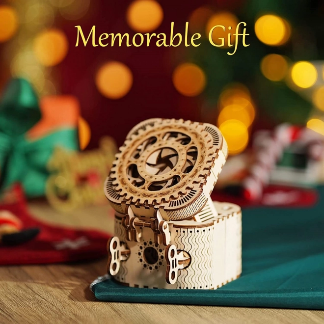 RoboTime 3D Wooden Mechanical Puzzle Jewelry Box