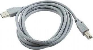 USB 2.0 Cable AB (AM–BM) 1.8 m Gray