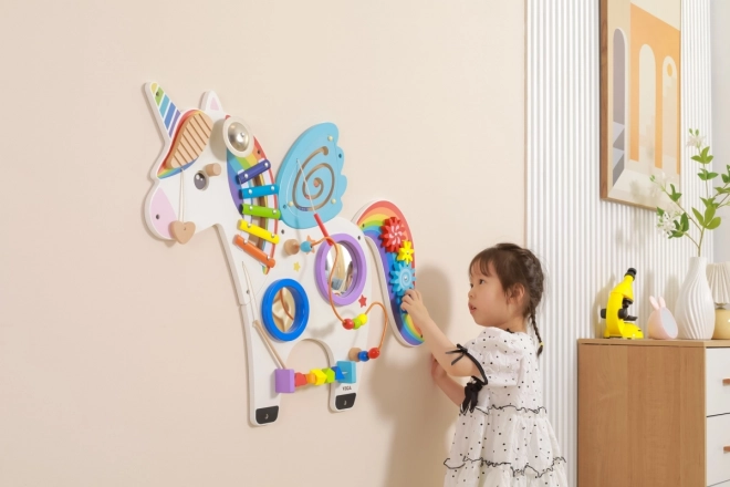 Panneau mural Arc-en-ciel Licorne