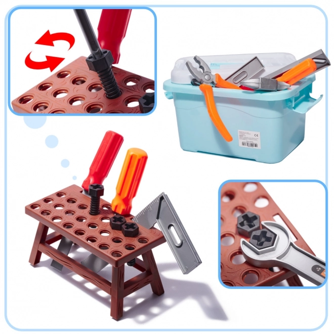 Atelier pour enfants avec outils 48 pièces