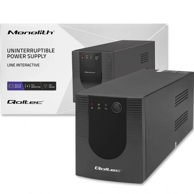 Noodstroomvoorziening UPS Qoltec 2000VA 1200W