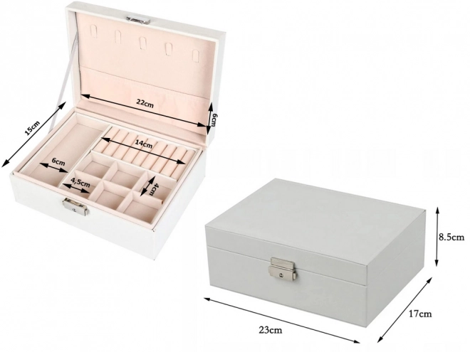 Elegant Jewelry Box Organizer with Key