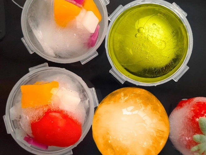 Moule pour boules de glace 4 pièces