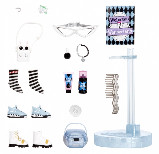 Standfuß und Accessoires zum Posieren