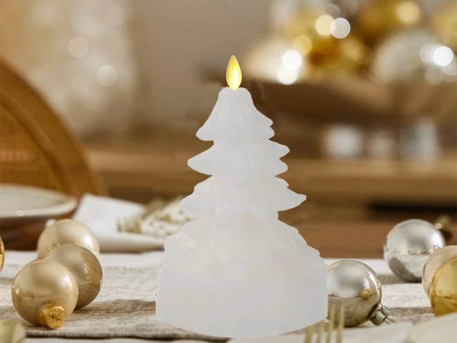 Kerstgeurkaars in de vorm van een boompje