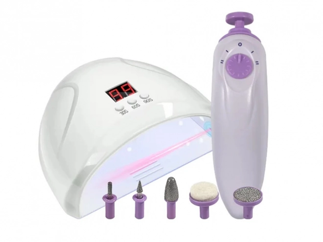 Professionele hybride set UV LED-lamp en frees 12W