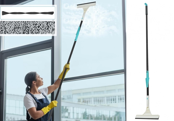 Microfiber Window Cleaning Brush with Adjustable Length