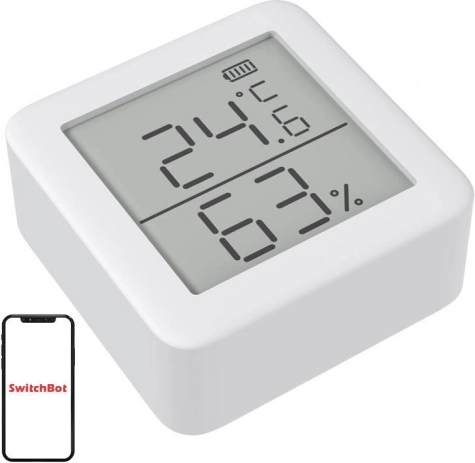 Thermomètre et hygromètre intelligents SWITCHBOT Meter (version blanche)