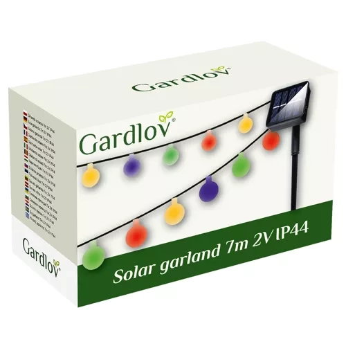 Decorative Solar String Lights - 50 Multicolor Bulbs