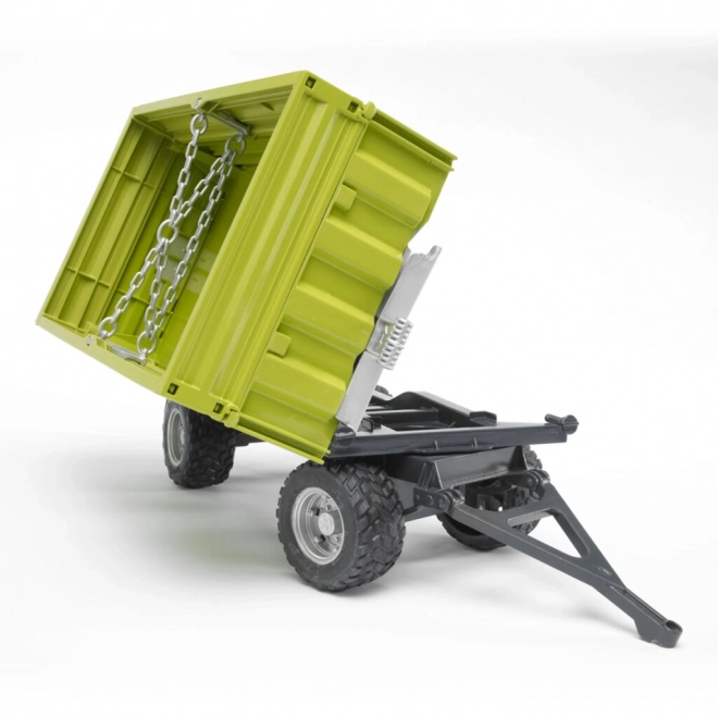 Bruder Kieptrailer FLIEGL groen, driezijdig